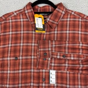 Carhartt Rugged Flex Relaxed Fit Lightweight Long Sleeve Plaid Shirt XL